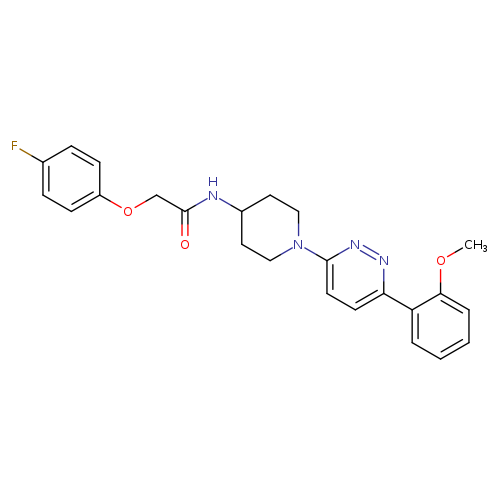2-(4-fluorophenoxy)-N-{1-[6-(2-methoxyphenyl)pyridazin-3-yl]piperidin-4-yl}acetamide
