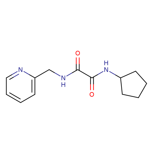 N-cyclopentyl-N'-[(pyridin-2-yl)methyl]ethanediamide