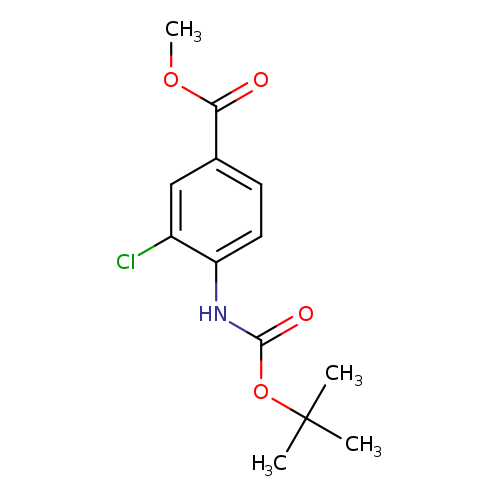Methyl 4-((tert-butoxycarbonyl)amino)-3-chlorobenzoate