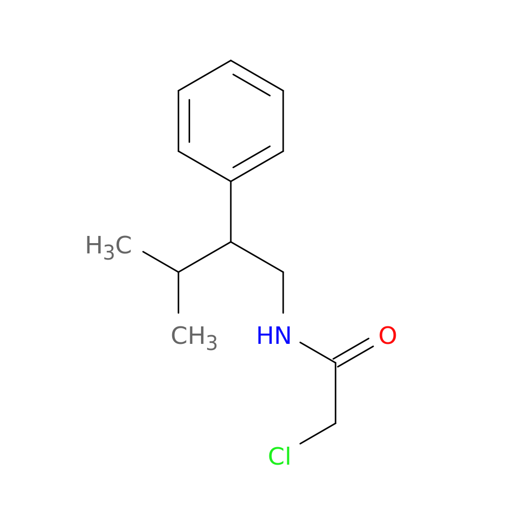 2-chloro-N-(3-methyl-2-phenylbutyl)acetamide