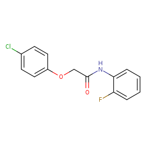 Acetamide, 2-(4-chlorophenoxy)-N-(2-fluorophenyl)-