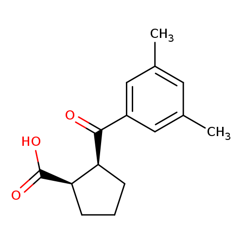 cis-2-(3,5-Dimethylbenzoyl)cyclopentane-1-carboxylic acid
