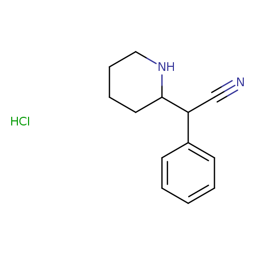 2-Phenyl-2-(piperidin-2-yl)acetonitrile hydrochloride