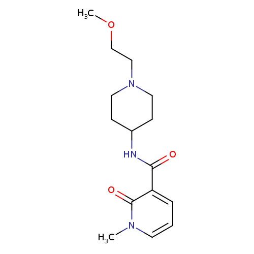 N-[1-(2-methoxyethyl)piperidin-4-yl]-1-methyl-2-oxo-1,2-dihydropyridine-3-carboxamide