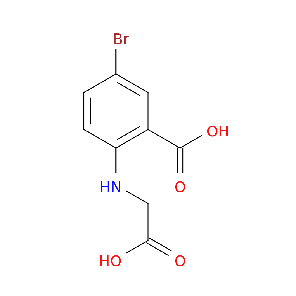 5-Bromo-2-((carboxymethyl)amino)benzoic acid