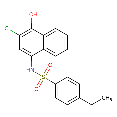 N-(3-chloro-4-hydroxynaphthalen-1-yl)-4-ethylbenzene-1-sulfonamide