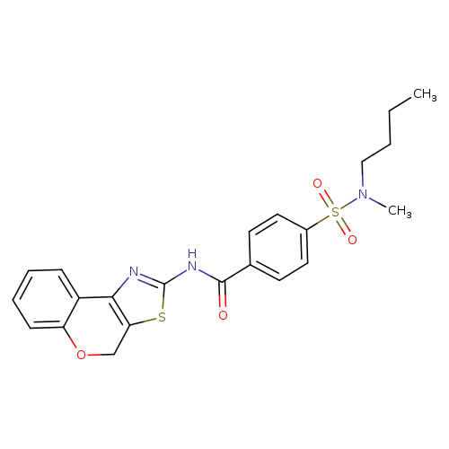 4-[butyl(methyl)sulfamoyl]-N-{4H-chromeno[4,3-d][1,3]thiazol-2-yl}benzamide