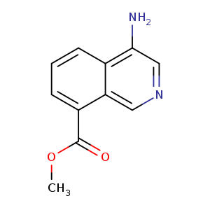 8-Isoquinolinecarboxylic acid, 4-amino-, methyl ester