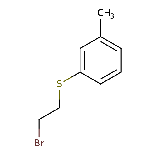 1-[(2-bromoethyl)sulfanyl]-3-methylbenzene