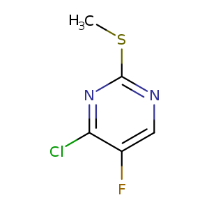 4-chloro-5-fluoro-2-(methylsulfanyl)pyrimidine