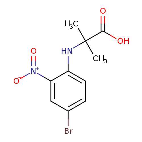 2-[(4-bromo-2-nitrophenyl)amino]-2-methylpropanoic acid