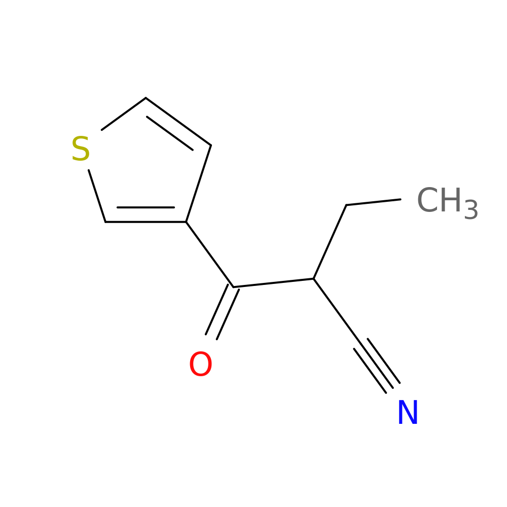 2-(thiophene-3-carbonyl)butanenitrile