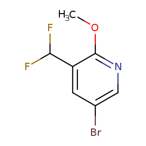 Pyridine, 5-bromo-3-(difluoromethyl)-2-methoxy-