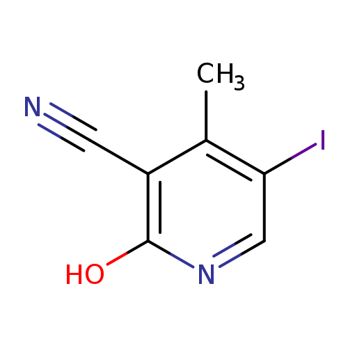 5-Iodo-4-methyl-2-oxo-1,2-dihydropyridine-3-carbonitrile