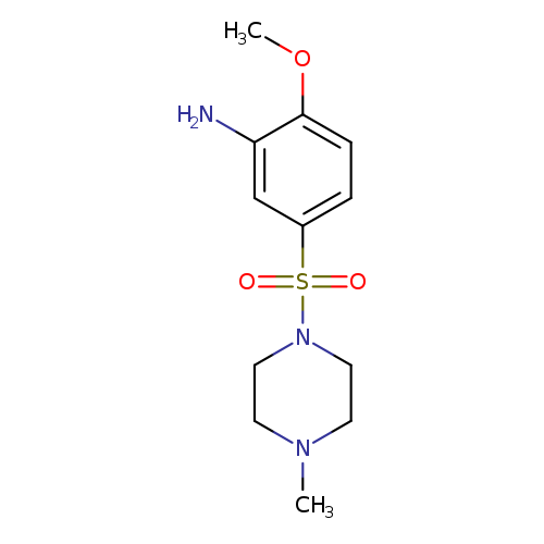 2-methoxy-5-[(4-methyl-1-piperazinyl)sulfonyl]benzenamine