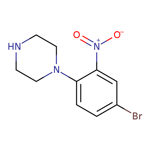 1-(4-bromo-2-nitrophenyl)piperazine