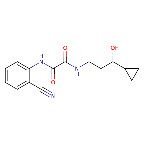 N'-(2-cyanophenyl)-N-(3-cyclopropyl-3-hydroxypropyl)ethanediamide
