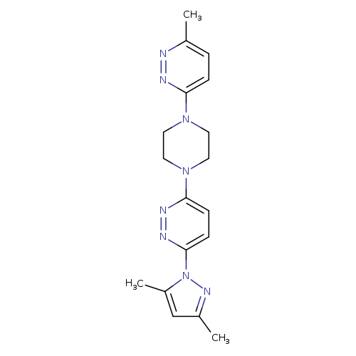 3-(3,5-dimethyl-1H-pyrazol-1-yl)-6-[4-(6-methylpyridazin-3-yl)piperazin-1-yl]pyridazine