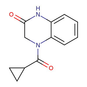 4-cyclopropanecarbonyl-1,2,3,4-tetrahydroquinoxalin-2-one