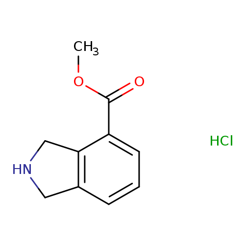 1H-Isoindole-4-carboxylic acid, 2,3-dihydro-, methyl ester, hydrochloride (1:1)