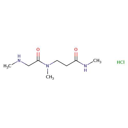 N-methyl-3-[N-methyl-2-(methylamino)acetamido]propanamidehydrochloride