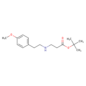 tert-butyl 3-{[2-(4-methoxyphenyl)ethyl]amino}propanoate