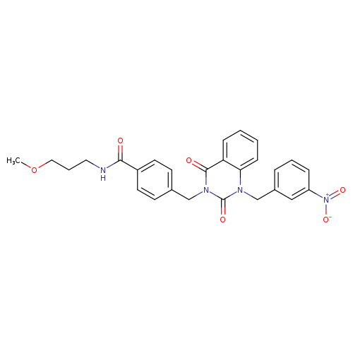 N-(3-methoxypropyl)-4-({1-[(3-nitrophenyl)methyl]-2,4-dioxo-1,2,3,4-tetrahydroquinazolin-3-yl}methyl)benzamide