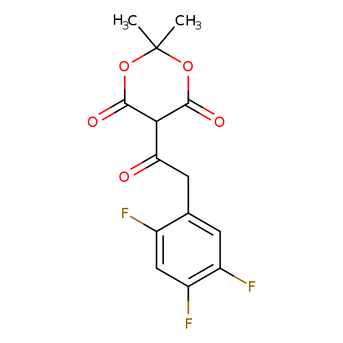 2,2-Dimethyl-5-[2-(2,4,5-trifluoro-phenyl)-acetyl]-[1,3]dioxane-4,6-dione