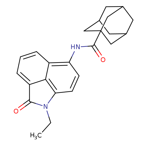 N-{2-ethyl-3-oxo-2-azatricyclo[6.3.1.0^{4,12}]dodeca-1(11),4(12),5,7,9-pentaen-9-yl}adamantane-1-carboxamide