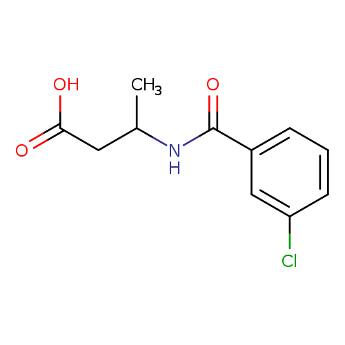 3-[(3-chlorophenyl)formamido]butanoic acid