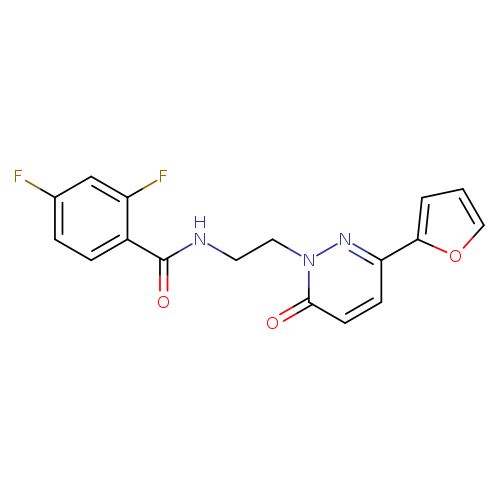 2,4-difluoro-N-{2-[3-(furan-2-yl)-6-oxo-1,6-dihydropyridazin-1-yl]ethyl}benzamide