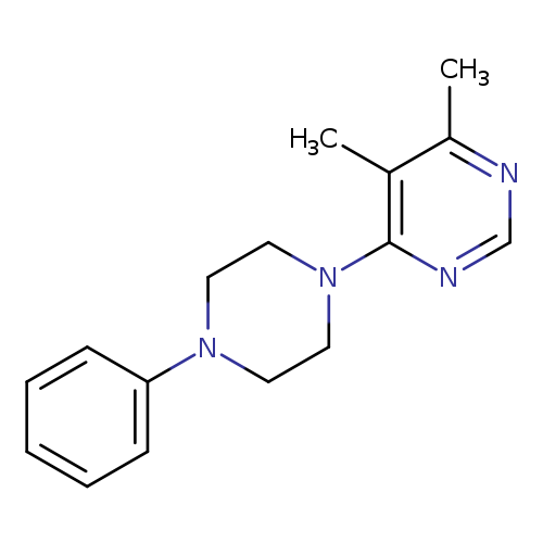 4,5-dimethyl-6-(4-phenylpiperazin-1-yl)pyrimidine