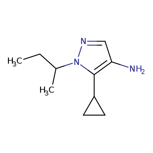 1-(butan-2-yl)-5-cyclopropyl-1H-pyrazol-4-amine