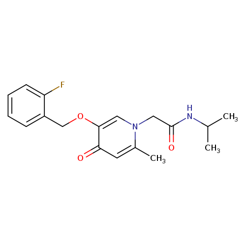 2-{5-[(2-fluorophenyl)methoxy]-2-methyl-4-oxo-1,4-dihydropyridin-1-yl}-N-(propan-2-yl)acetamide