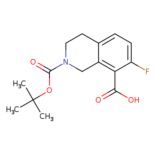 2-[(tert-butoxy)carbonyl]-7-fluoro-1,2,3,4-tetrahydroisoquinoline-8-carboxylic acid