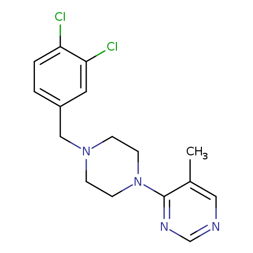 4-{4-[(3,4-dichlorophenyl)methyl]piperazin-1-yl}-5-methylpyrimidine