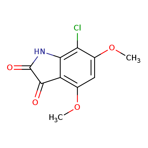 7-chloro-4,6-dimethoxy-2,3-dihydro-1h-indole-2,3-dione