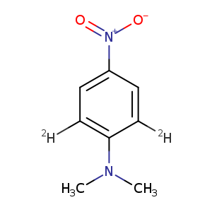 N,N-dimethyl-4-nitro(2,6-(2)H2)aniline
