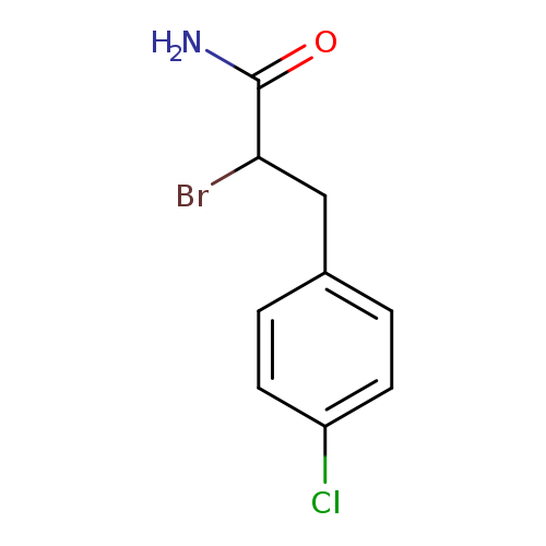 2-bromo-3-(4-chlorophenyl)propanamide