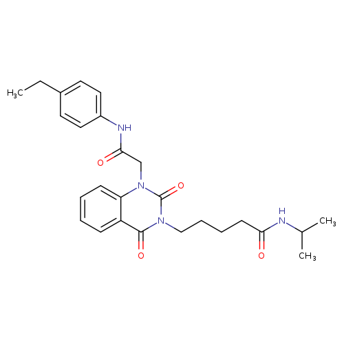 5-(1-{[(4-ethylphenyl)carbamoyl]methyl}-2,4-dioxo-1,2,3,4-tetrahydroquinazolin-3-yl)-N-(propan-2-yl)pentanamide