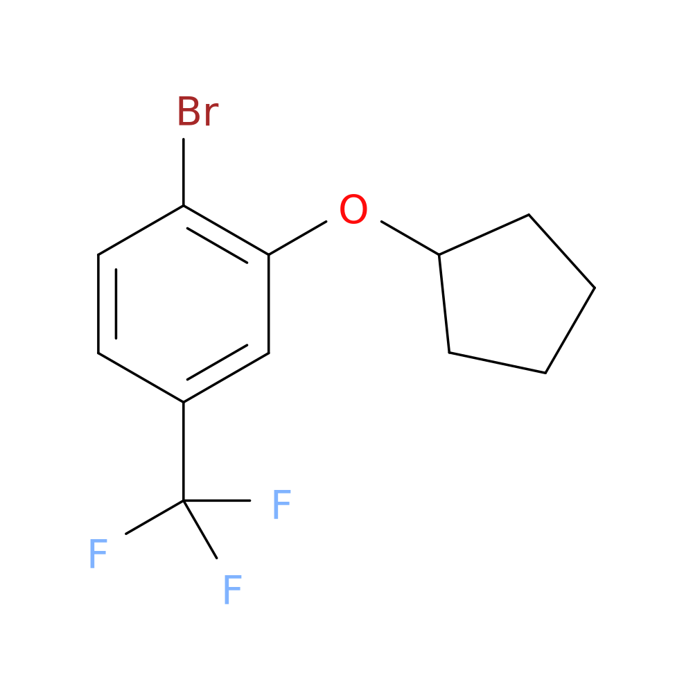 1-Bromo-2-(cyclopentyloxy)-4-(trifluoromethyl)benzene