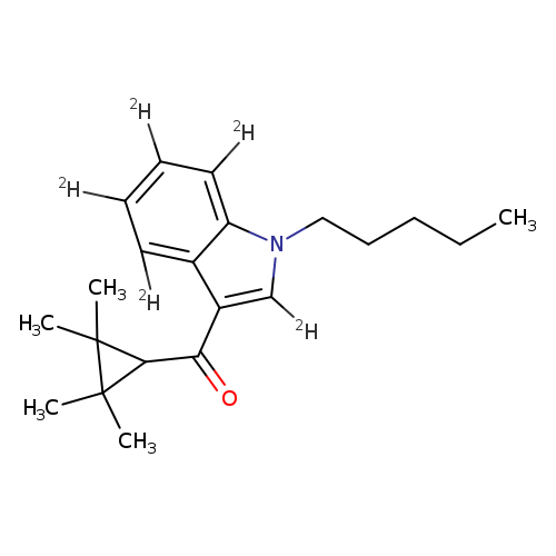 (1-pentyl-1H-indol-3-yl)(2,2,3,3-tetramethylcyclopropyl)-methanone-2,4,5,6,7-d5