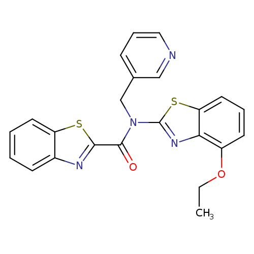 N-(4-ethoxy-1,3-benzothiazol-2-yl)-N-[(pyridin-3-yl)methyl]-1,3-benzothiazole-2-carboxamide
