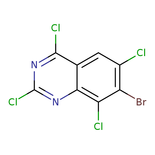 7-bromo-2,4,6,8-tetrachloroquinazoline