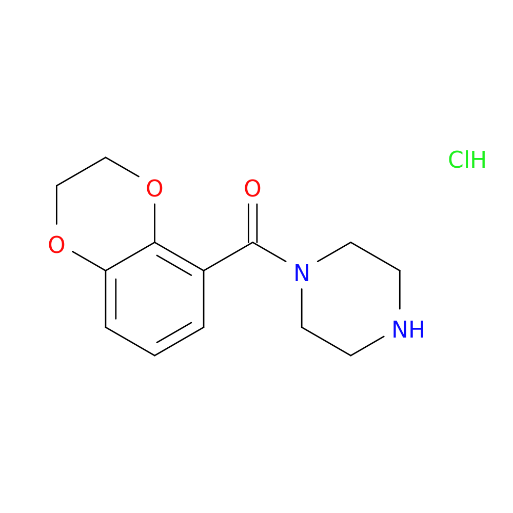 (2,3-Dihydrobenzo[b][1,4]dioxin-5-yl)(piperazin-1-yl)methanone hydrochloride