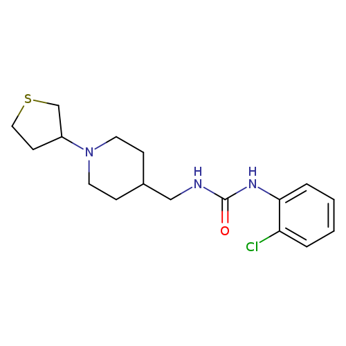 3-(2-chlorophenyl)-1-{[1-(thiolan-3-yl)piperidin-4-yl]methyl}urea