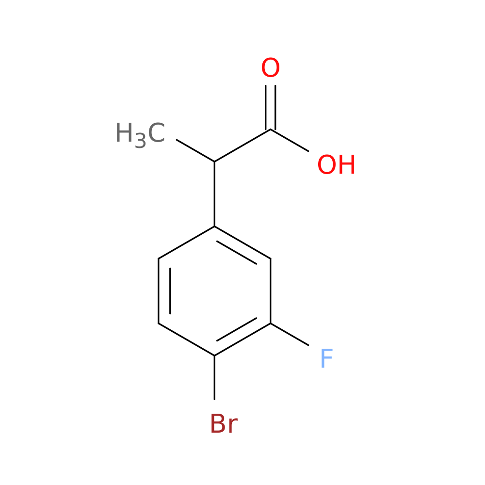 2-(4-bromo-3-fluorophenyl)propanoic acid