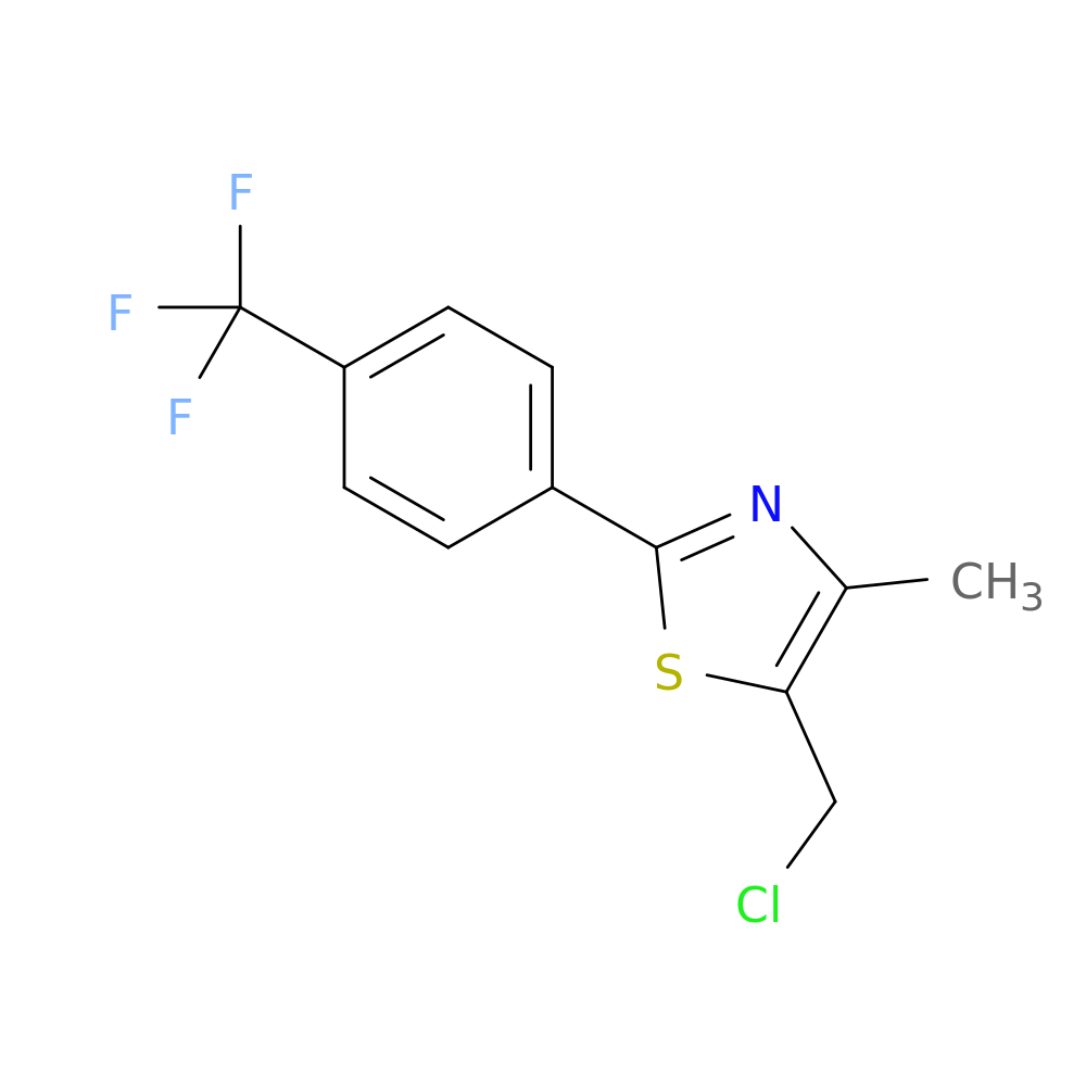 5-(Chloromethyl)-4-methyl-2-[4-(trifluoromethyl)phenyl]-1,3-thiazole