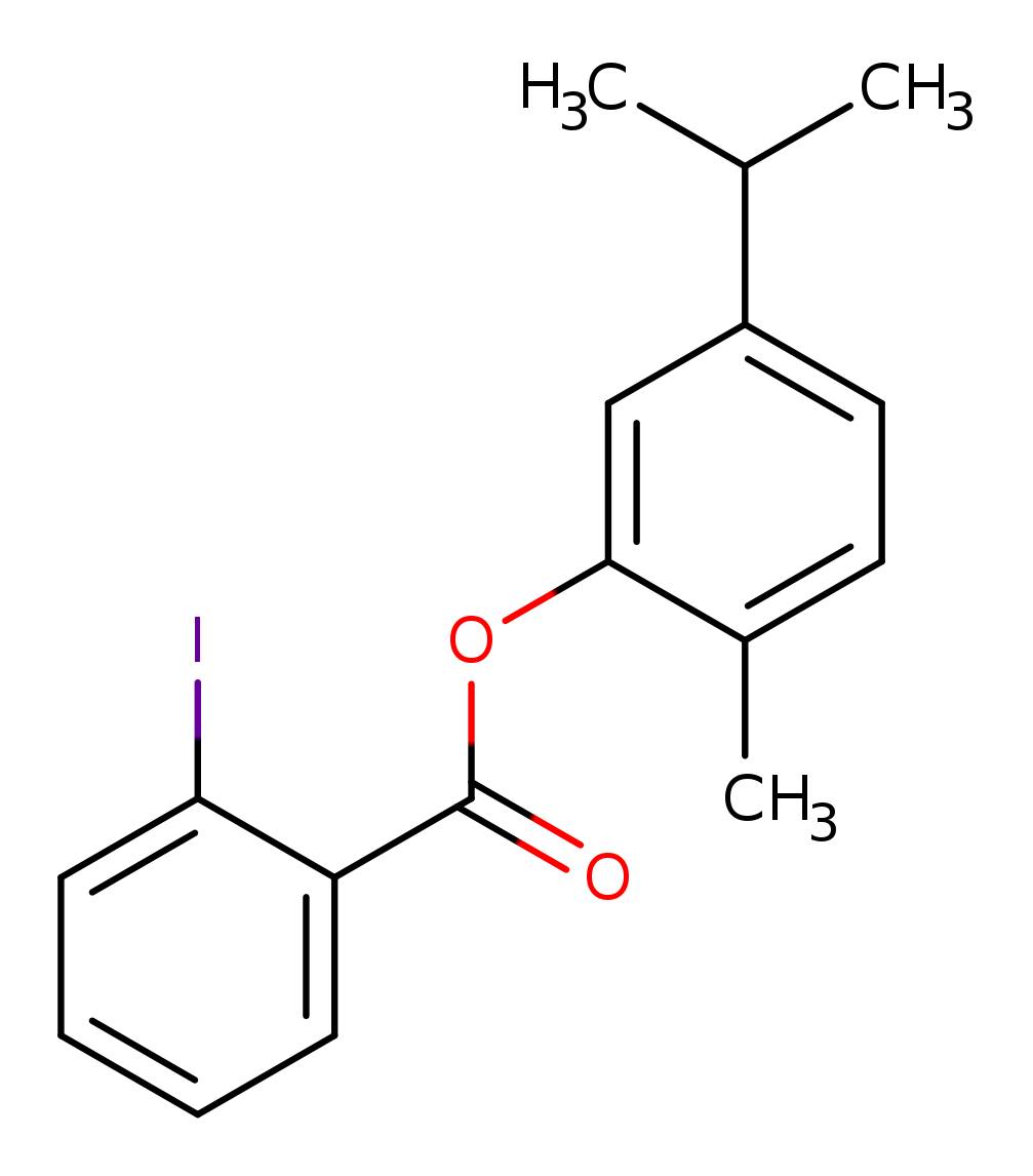 5-isopropyl-2-methylphenyl 2-iodobenzoate