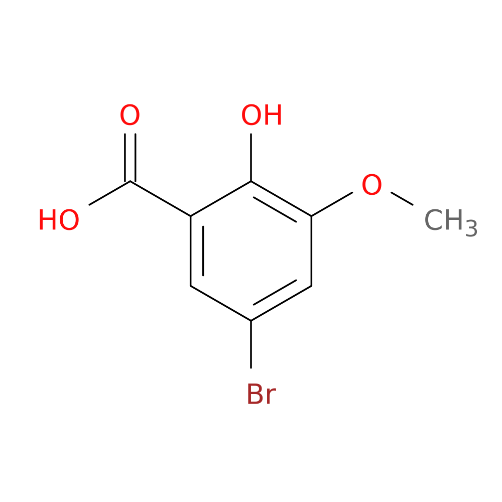 5-Bromo-2-hydroxy-3-methoxybenzoic acid